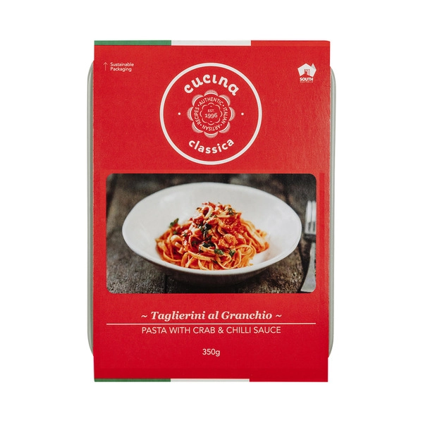 Cucina Classica Pasta With Crab Meat & Chilli 350g