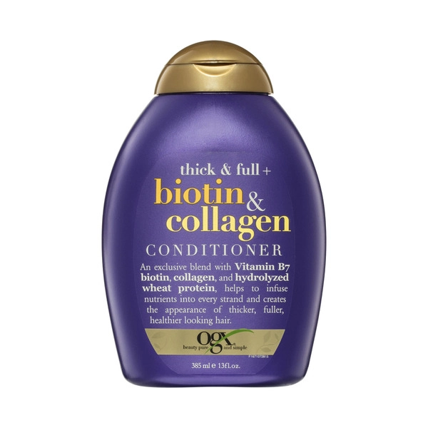 Ogx Thick & Full + Volumising Biotin & Collagen Conditioner For Fine Hair 385mL