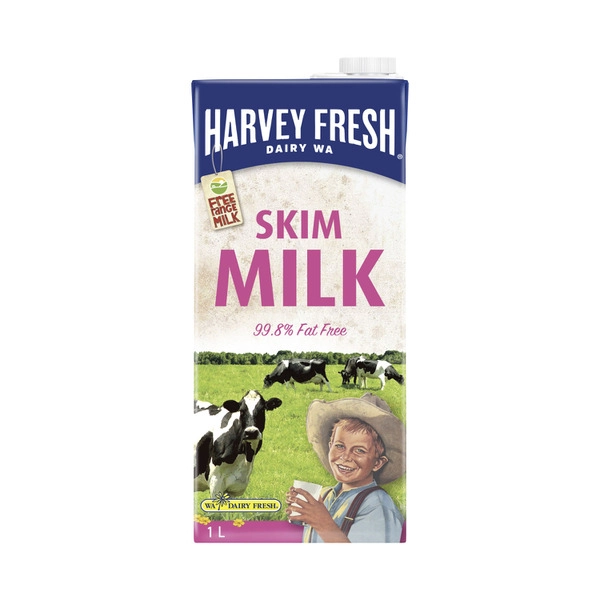 Harvey Fresh Skim Long Life Milk 1L