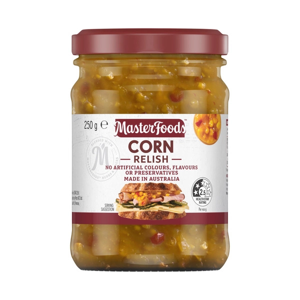 MasterFoods Corn Relish 250g