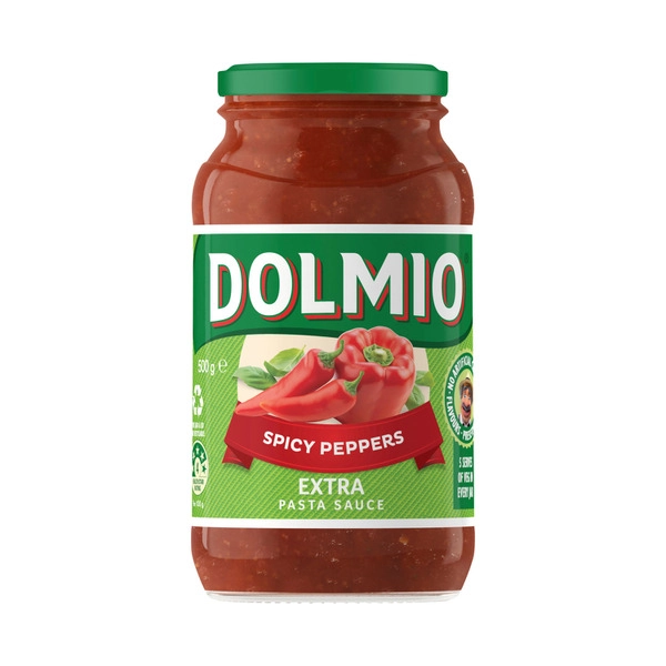 Dolmio Extra Spicy Pepper Pasta Sauce 500g