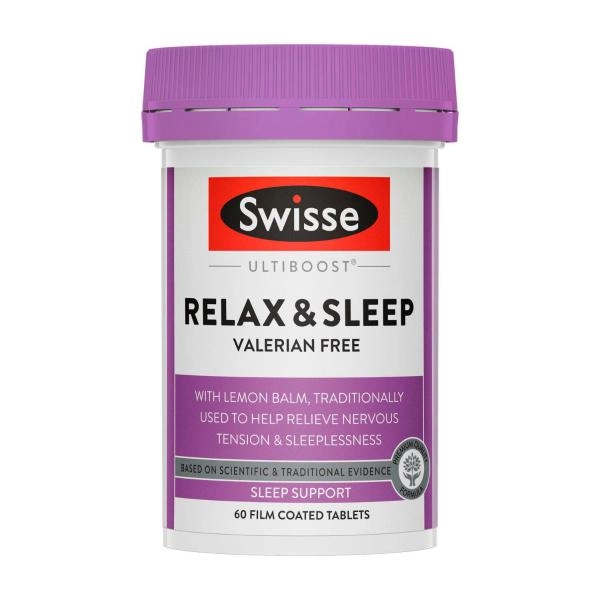 Swisse Ultiboost Relax & Sleep 60 Tablets 1 pack