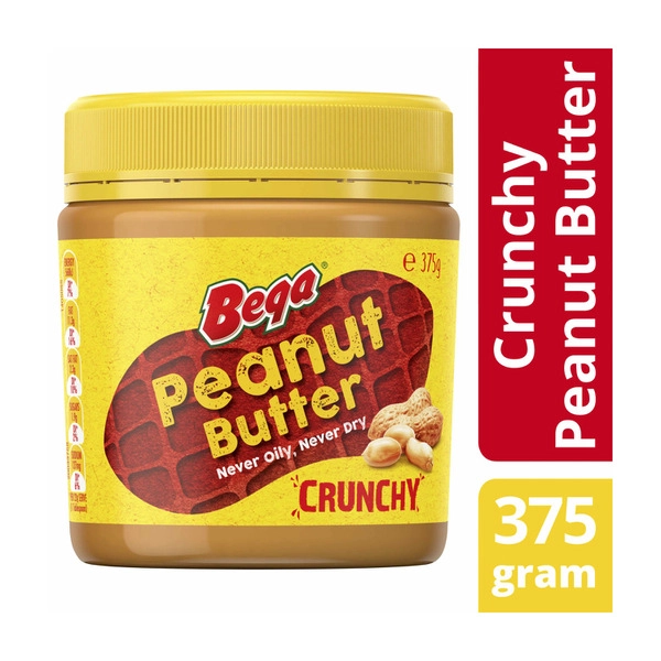 Bega Crunchy Peanut Butter 375g