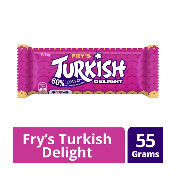 Cadbury Bars. CADBURY TURKISH DELIGHT CHOCOLATE BAR:.:50 GRAM 