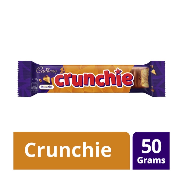 Cadbury Crunchie Chocolate bar 50g