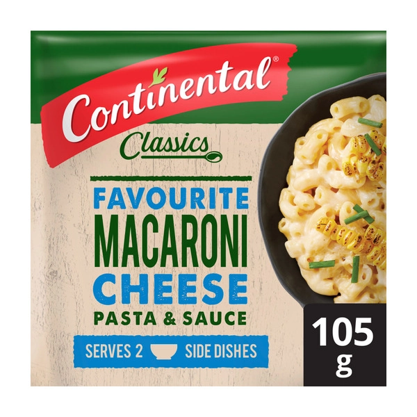 Continental Macaroni Cheese Pasta & Sauce Serves 3 105g