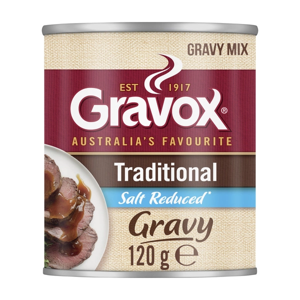 Gravox Traditional Salt Reduced Gravy Mix Tin 120g