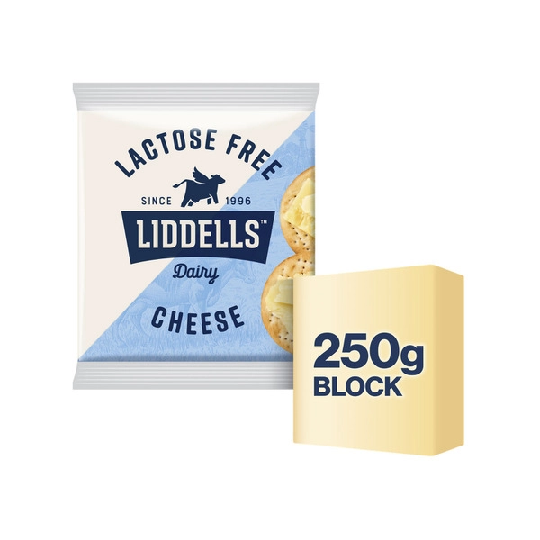 Liddells Lactose Free Cheese Block 250g