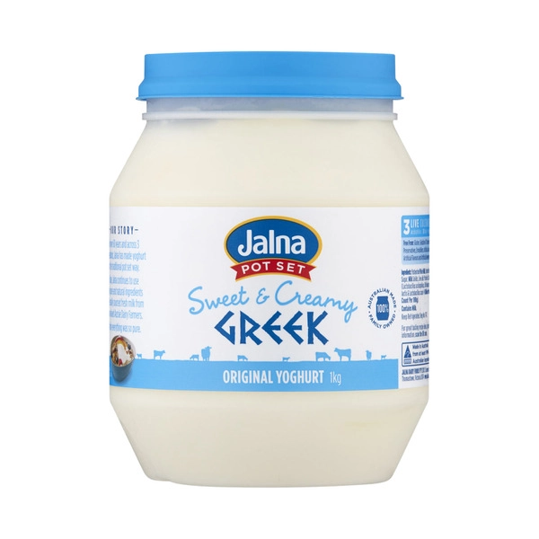 Jalna Greek Style Sweet & Creamy Yoghurt 1kg