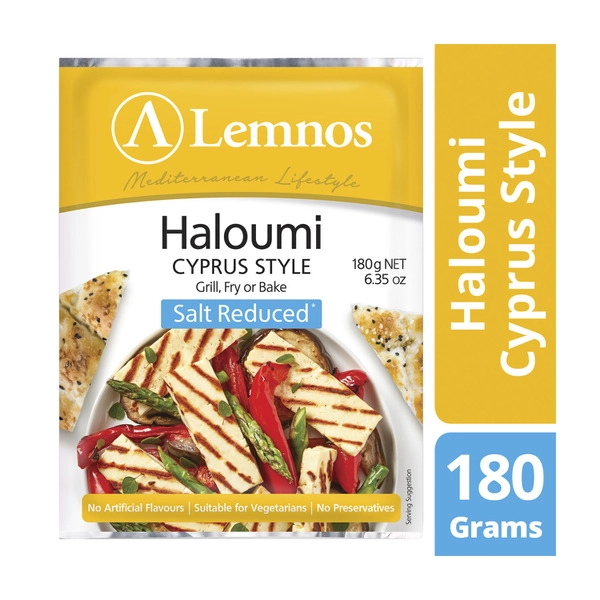 Lemnos Reduced Salt Haloumi 180g