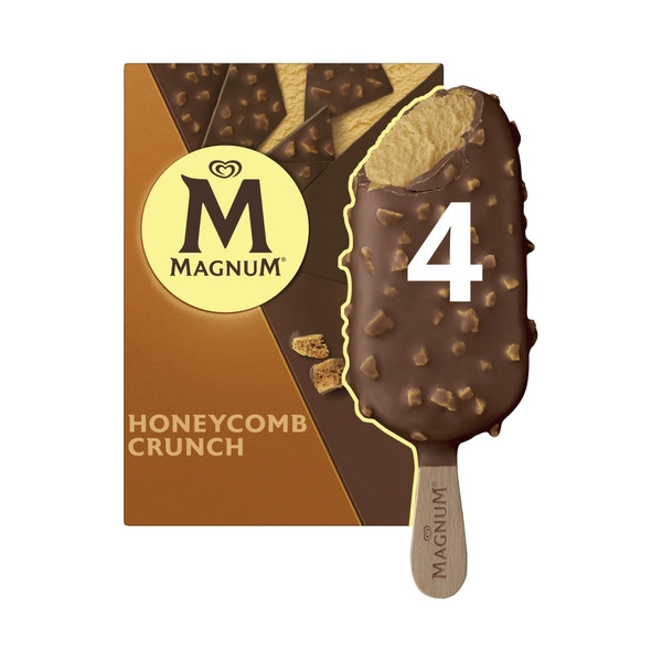 Magnum Ice Cream Honeycomb Crunch 4Pack 428mL