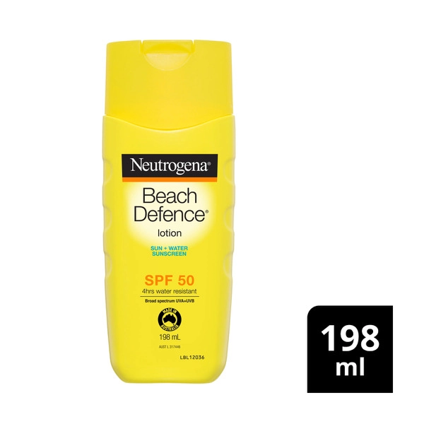 Neutrogena Beach Defence Sunscreen Lotion SPF 50 198mL