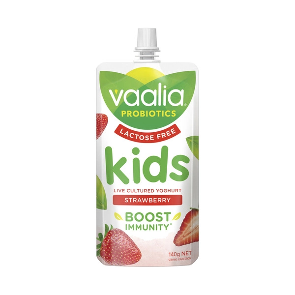 Vaalia Kids Lactose Free Strawberry Yoghurt 140g