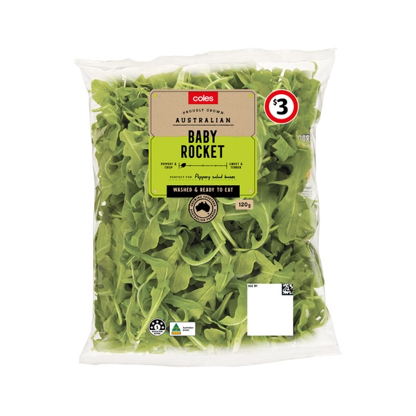 Coles Lettuce Baby Rocket 120g