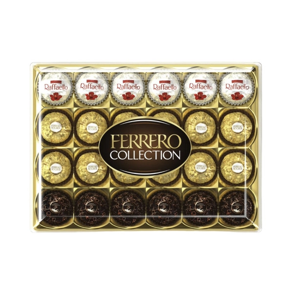 Ferrero Collection  Rocher Raffaello Rondnoir Chocolate Gift Box 24 Pack 269g