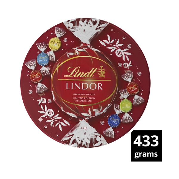 Lindt Lindor Limited Edition Chocolate Round Tin 396g