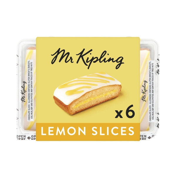 Mr Kipling Lemon Slices 6 Pack 165g