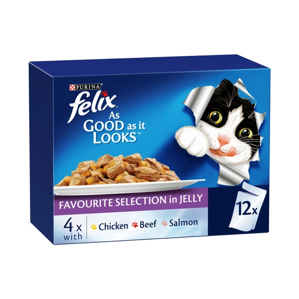 Purina Felix As Good As It Looks Favourite Selection Cat Food 12 pack