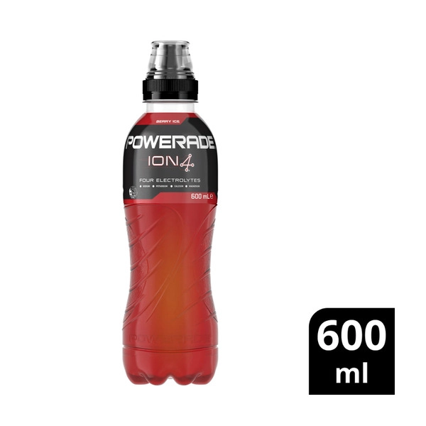 Powerade Berry Ice Sports Drink Sipper Cap 600mL