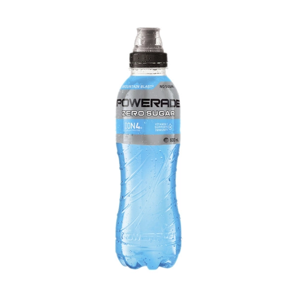 Powerade Zero Sipper POWERADE ZERO SPORTS DRINK SIPPER CAP:MOUNTAIN BLAST:.:600 ML 