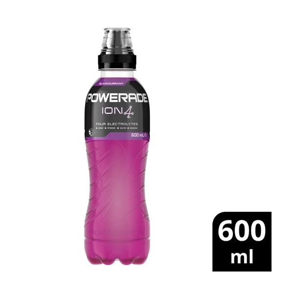 Powerade ION4 Blackcurrent Sports Drink Sipper Cap 600mL