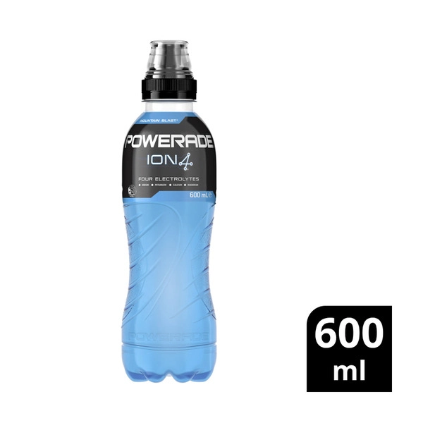 Powerade ION4 Mountain Blast Sports Drink Sipper Cap 600mL