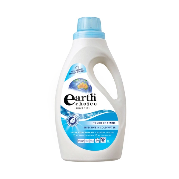 Earth Choice Ultra Concentrate Front & Top Loader Laundry Liquid 1L