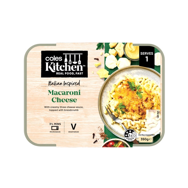 Coles Kitchen Macaroni Cheese 350g