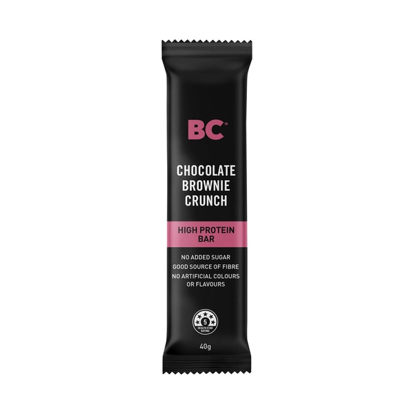 BC Snacks Chocolate Brownie Crunch High Protein Bar 40g