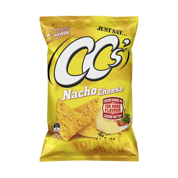 Cc's CC'S CORN CHIPS:NACHO CHEESE:.:175 GRAM 