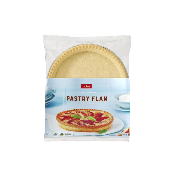 Coles Pastry Sweet Flan 160g