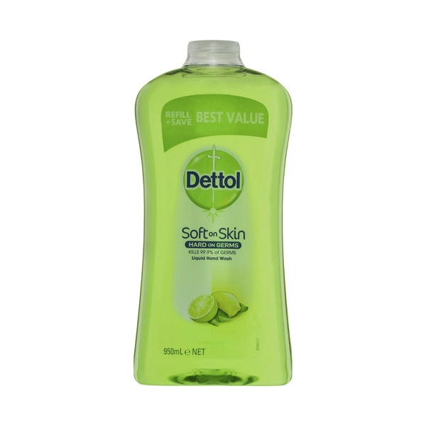 Dettol Antibacterial Liquid Hand Wash Refresh Refill 950mL