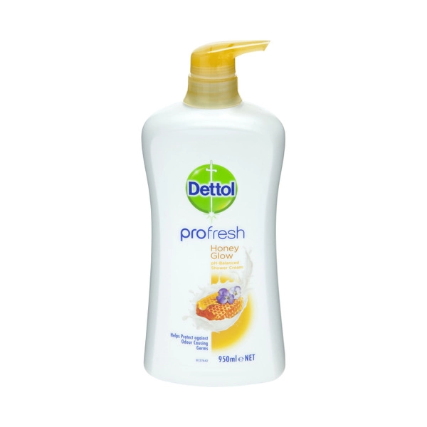 Dettol Profresh Shower Gel Body Wash Milk &honey 950mL