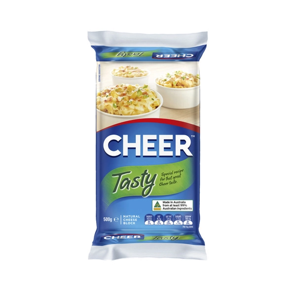 Cheer Tasty Cheese Block 500g