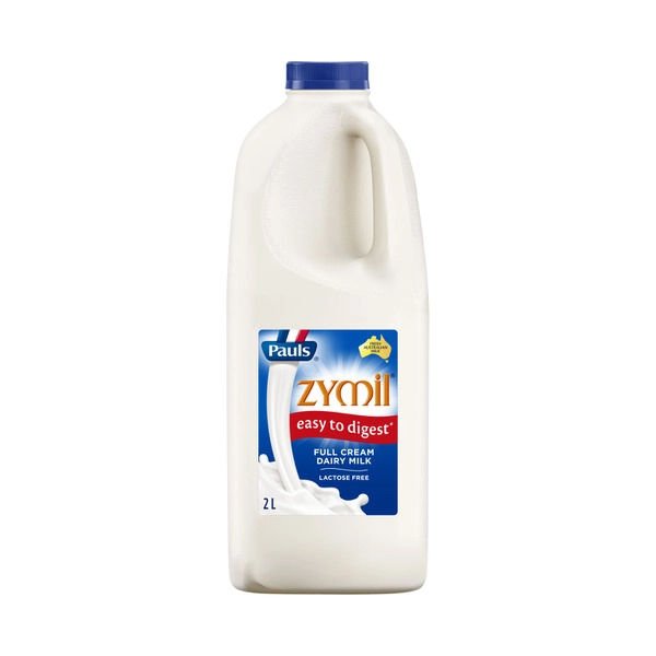 Pauls Zymil Gluten free & lactose Free Full Cream Milk 2L