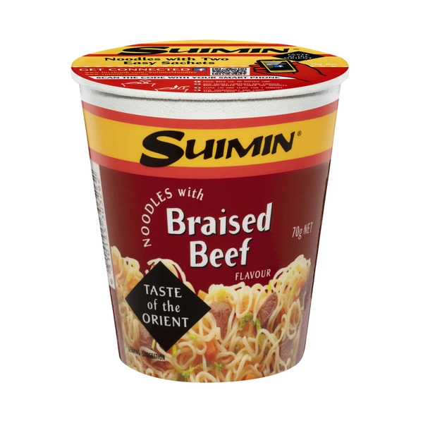 Suimin Braised Beef Noodle Cup 70g