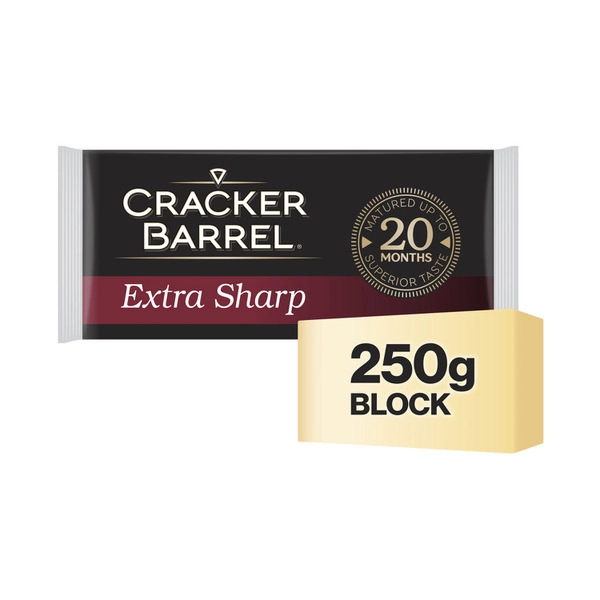 Cracker Barrel Extra Sharp Cheese Block 250g