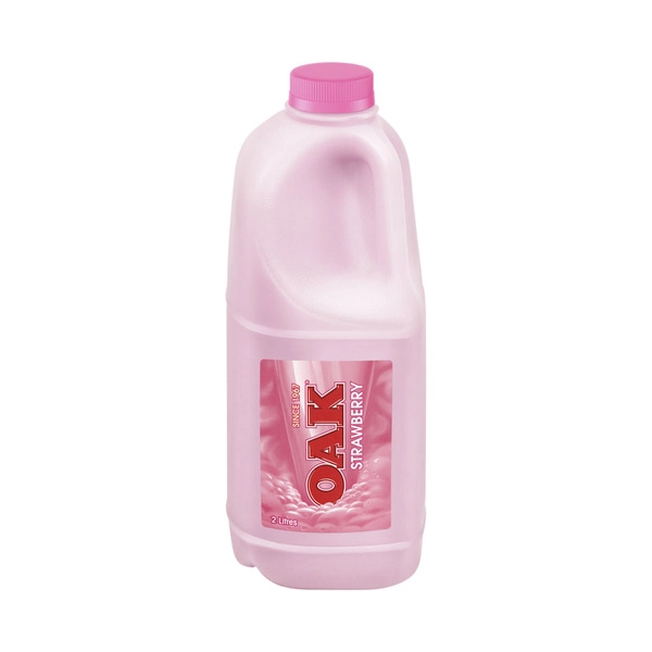 Oak Strawberry Flavoured Milk 2L