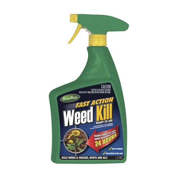 Brunnings Fast Action Weed Kill Ready To Use 1L