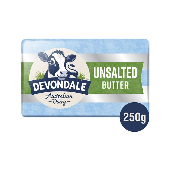 Devondale Unsalted Pat Butter 250g