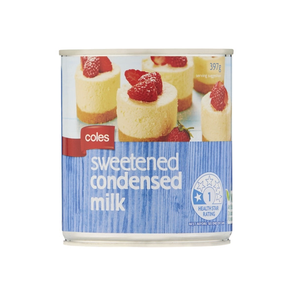 Coles Sweetened Condensed Milk 397g