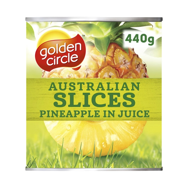 Golden Circle Pineapple Slices in Natural Juice Canned 440g