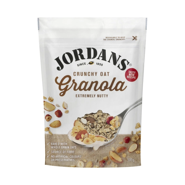 Jordans Crunchy Oat Granola Extremely Nutty 500g