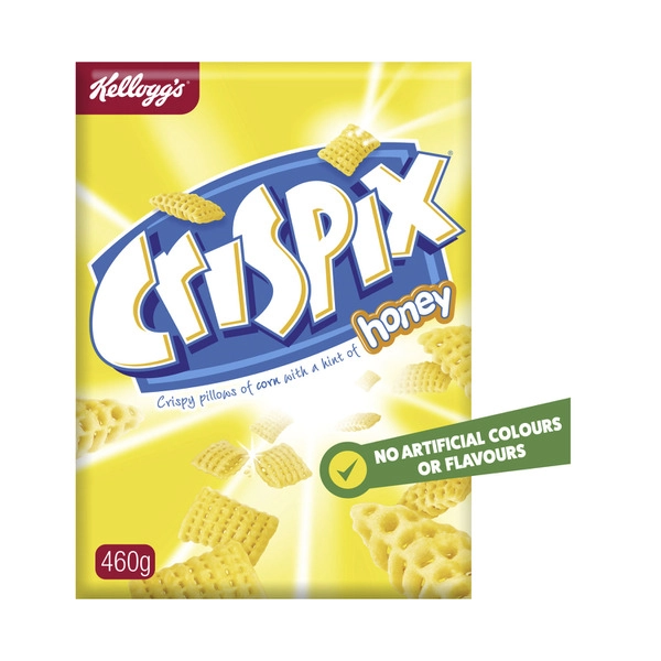 Kellogg's Crispix Honey Pillows Breakfast Cereal 460g