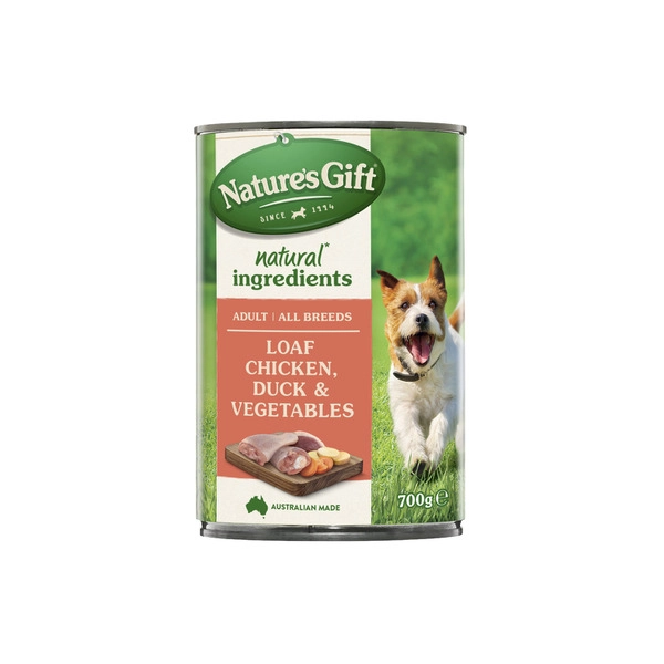 Nature's Gift Duck Chicken And Vegetable Dog Food 700g