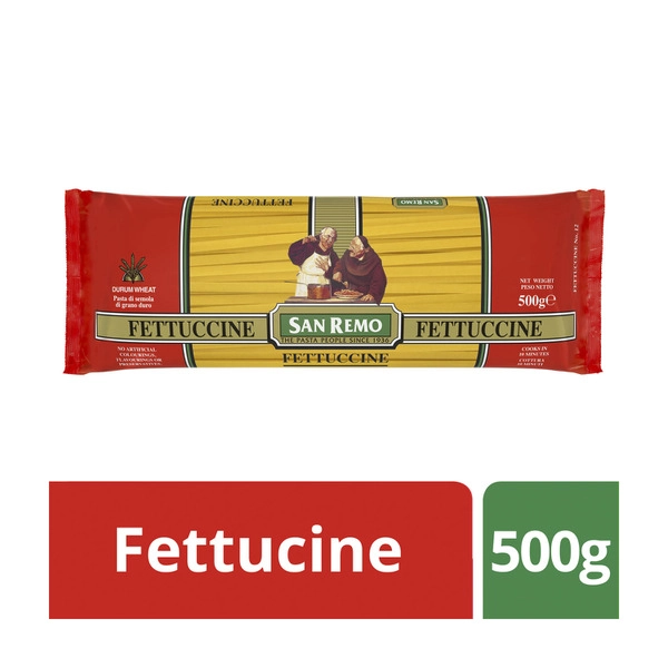 San Remo Plain Fettuccine Pasta 500g