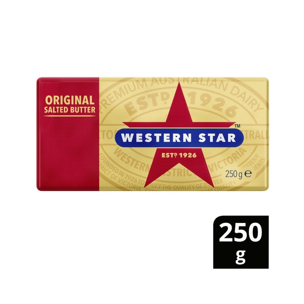 Western Star Dairy WESTERN STAR DAIRY BUTTER:PAT:.:250 GRAM 