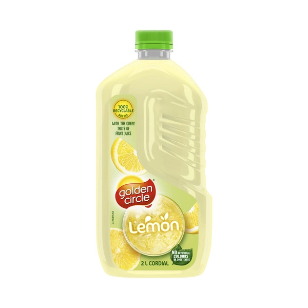 Golden Circle Cordial Lemon Cordial 2L