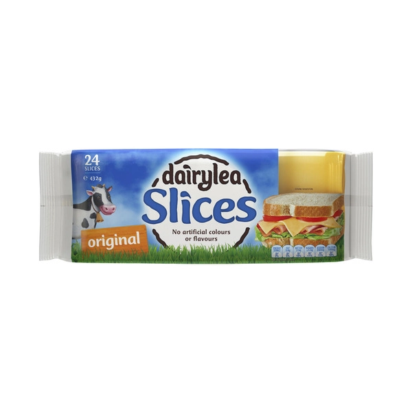 Dairylea Cheese Slices DAIRYLEA CHEESE SLICES:ORIGINAL:.:432 GRAM 