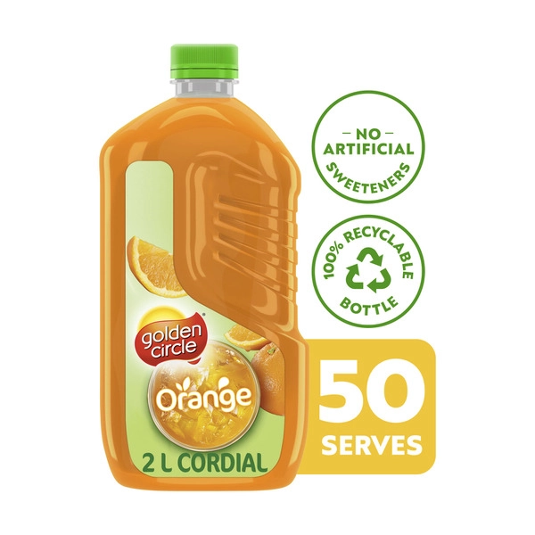 Golden Circle Cordial Orange Crush Cordial 2L